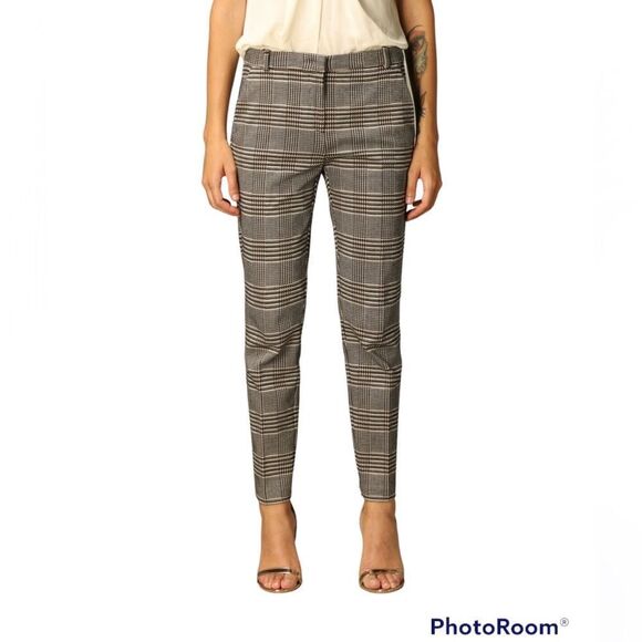 Soho apparel ltd | trousers in slim Prince of Wales fabric stitch - Picture 1 of 4